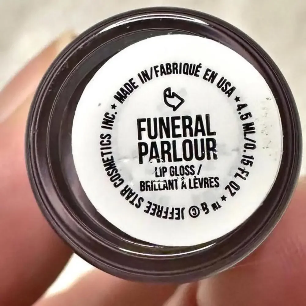 NIB Jeffree Star The Gloss Funeral Parlour Lip Gloss 4.5ml
